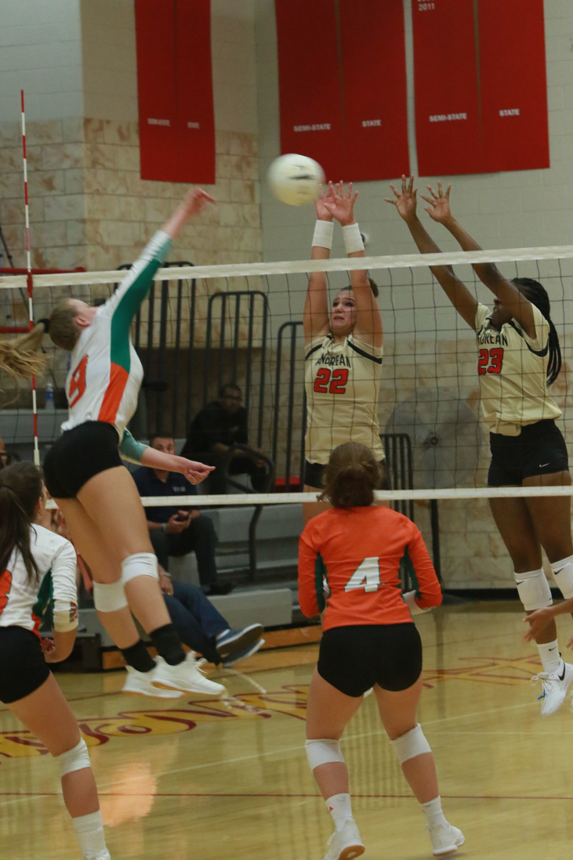 Gallery: Girls volleyball - Wheeler at Andrean